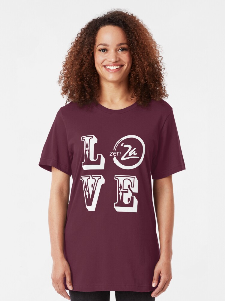 Alternate view of Love 'Za - Rosewood Slim Fit T-Shirt