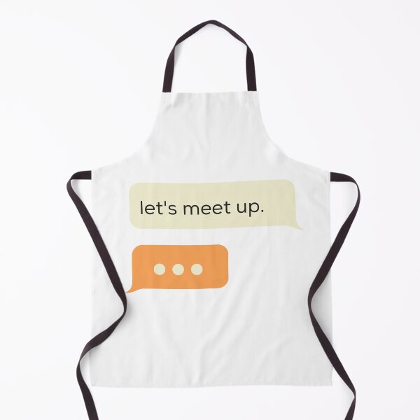 Item preview, LETS MEET UP texts chat bubble design designed and sold by Melszx.