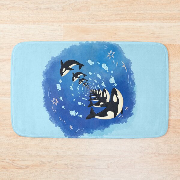 Item preview, Life Is Better With Orcas , 3d cartoon designed and sold by Robo-toons.