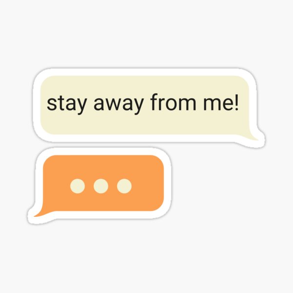 sorry wrong chat, Chat bubble Sticker for Sale by RadLarry