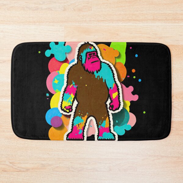 Artikelvorschau, Cute Kawaii Bigfoot - Bold Color Pop Art Design entworfen und verkauft von francodelgrando.