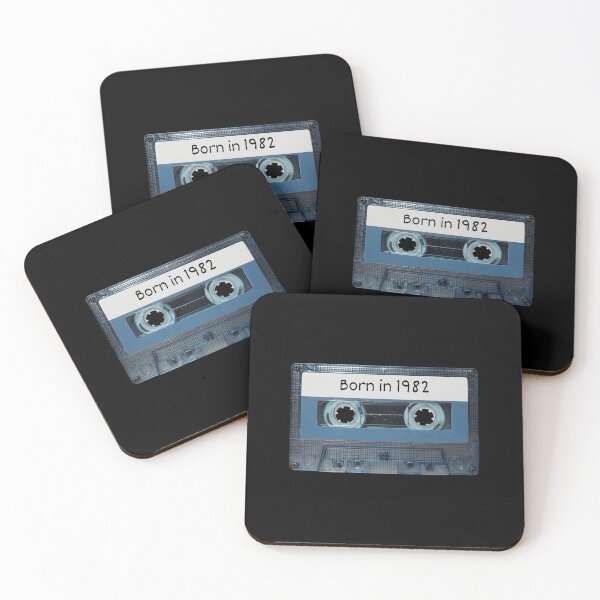 Item preview, Born in 1982 Cassette Tape Design Birthday Gift Idea designed and sold by RetroDesignsNW.