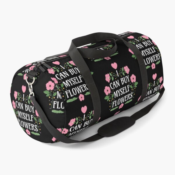 Item preview, I Can Buy Myself Flowers - Pink on Black - Self-Love Quotes designed and sold by Millusti.