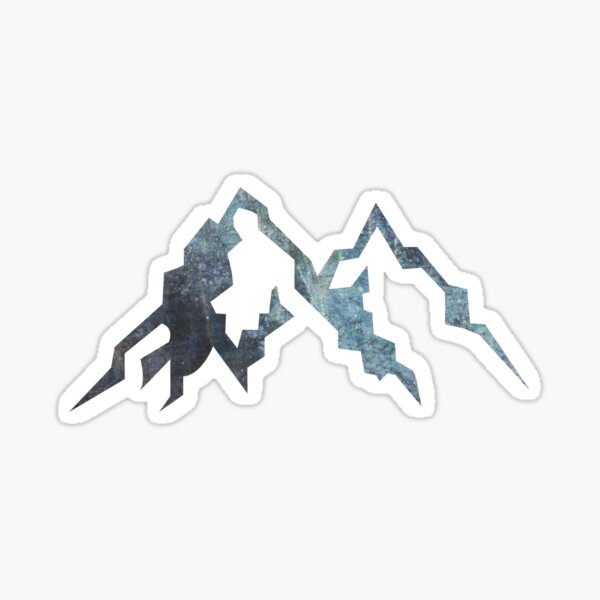 Mountains Sticker