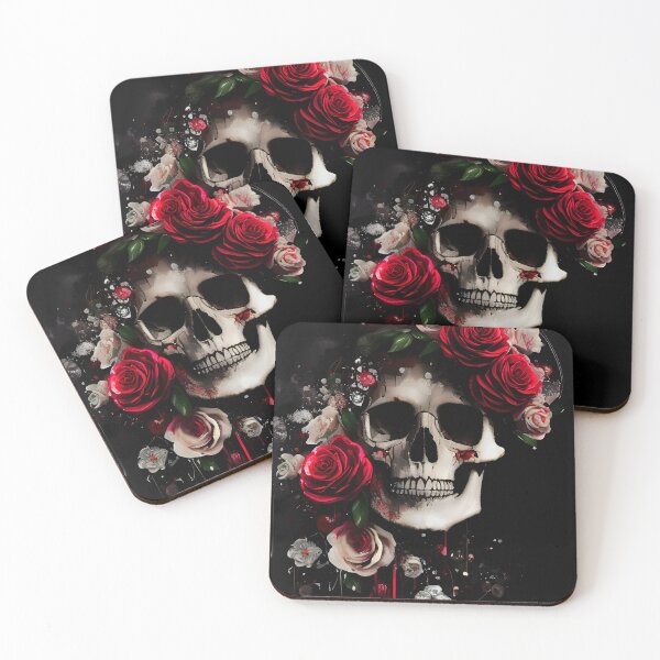 Item preview, Skull and rose design designed and sold by DopeDesign111.