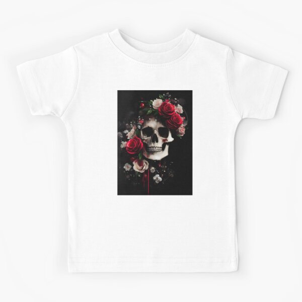 Kids Rose Skull T-Shirt – Bronte Co