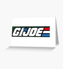 G.I. Joe Classic logo Greeting Card