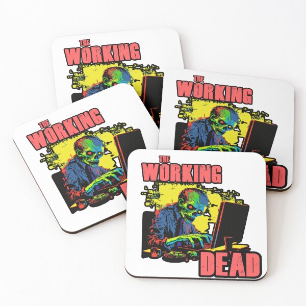 Item preview, The working dead zombies designed and sold by Arcult-Stickers.
