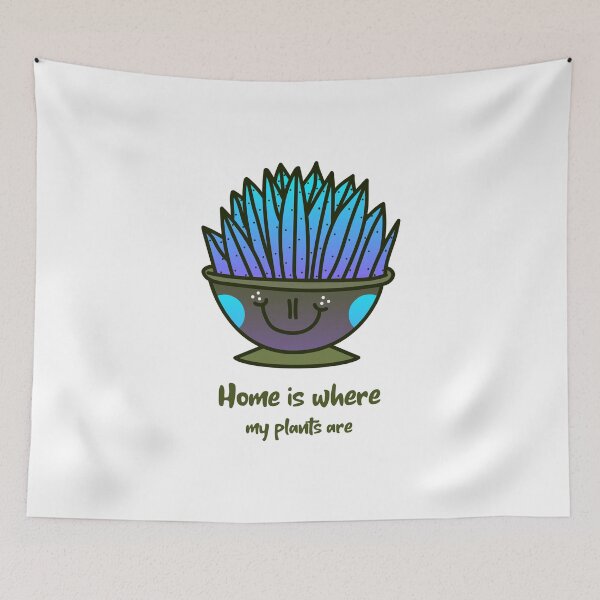 Item preview, Home is Where My Plants Are designed and sold by crazydotdesigns.