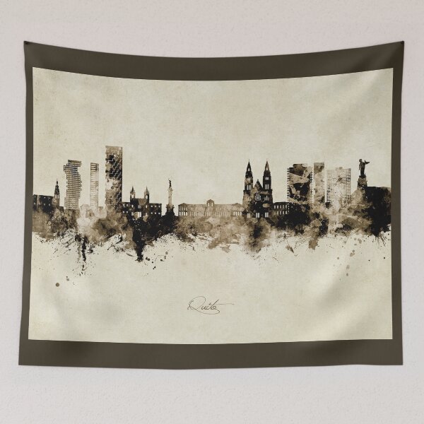 Item preview, Quito Ecuador Skyline designed and sold by ArtPrints.
