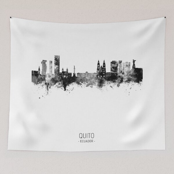 Item preview, Quito Ecuador Skyline designed and sold by ArtPrints.