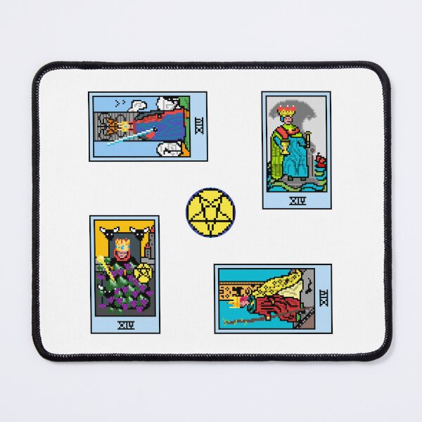 Item preview, Pixel Waite Tarot Minor Arcana Court Cards Kings - 87th Sticker Pack and Magnets designed and sold by Pixel Waite.
