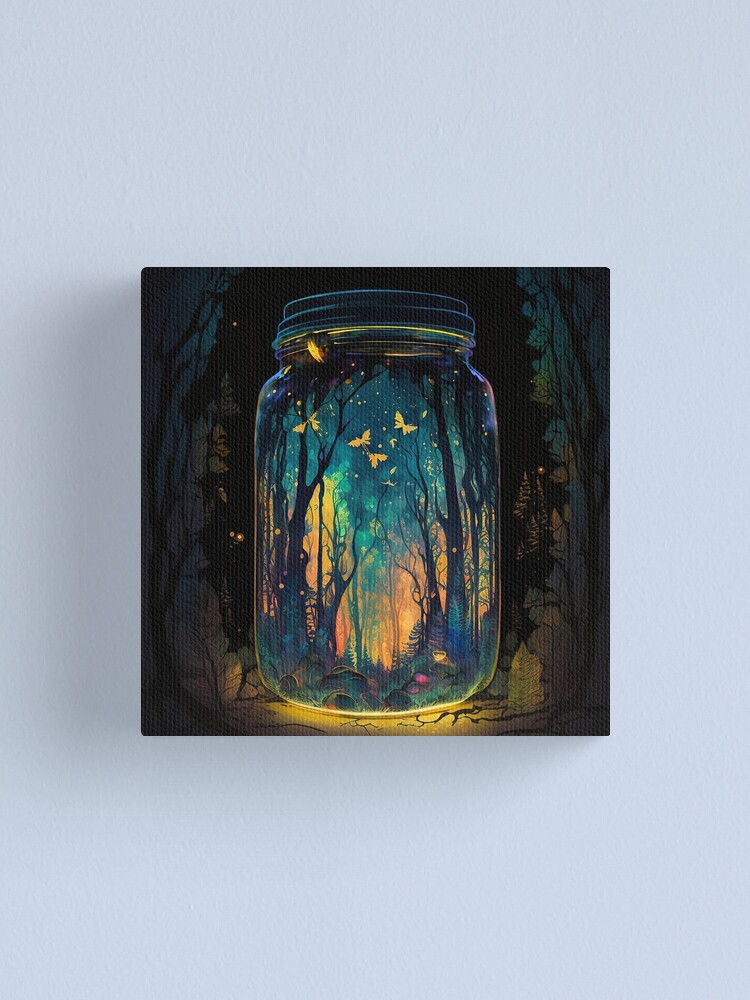 Firefly jars- Flick glow in the dark paint inside a mason jar and allow to  dry. We are so gonna do this. from weheartit.com