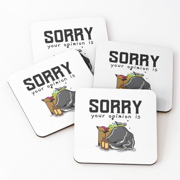 Item preview, Sorry Your Opinion is  designed and sold by crazydotdesigns.