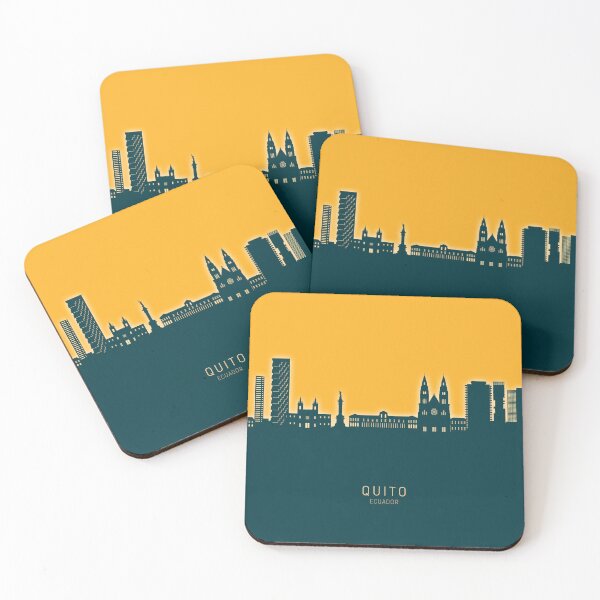Item preview, Quito Ecuador Skyline designed and sold by ArtPrints.
