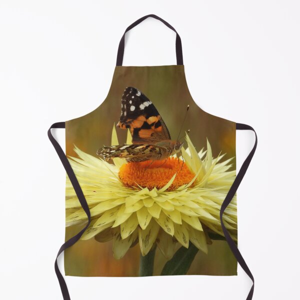 Item preview, Battered Butterfly feeding on Everlasting Daisy designed and sold by Linda Sijpkes.