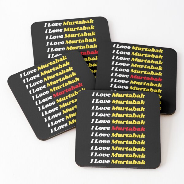 Item preview, 'I Love Murtabak' Malay Cuisine - Delicious Food Text Based Design designed and sold by Ridiculam Toga.