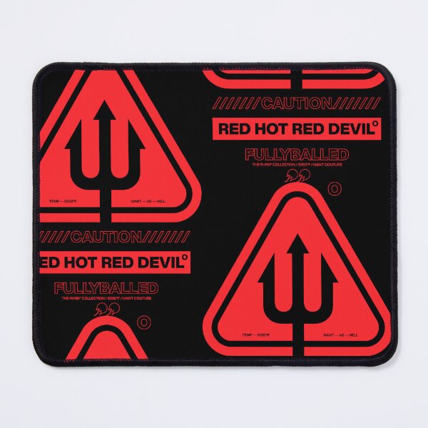Item preview, CAUTION - RED HOT RED DEVIL   designed and sold by fullyballed.