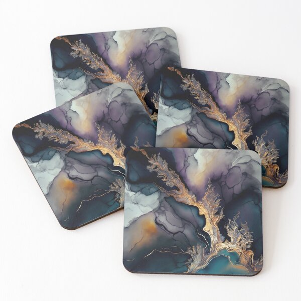 Item preview, Wild Spirit - Abstract Alcohol Ink Resin Art designed and sold by inkvestor.