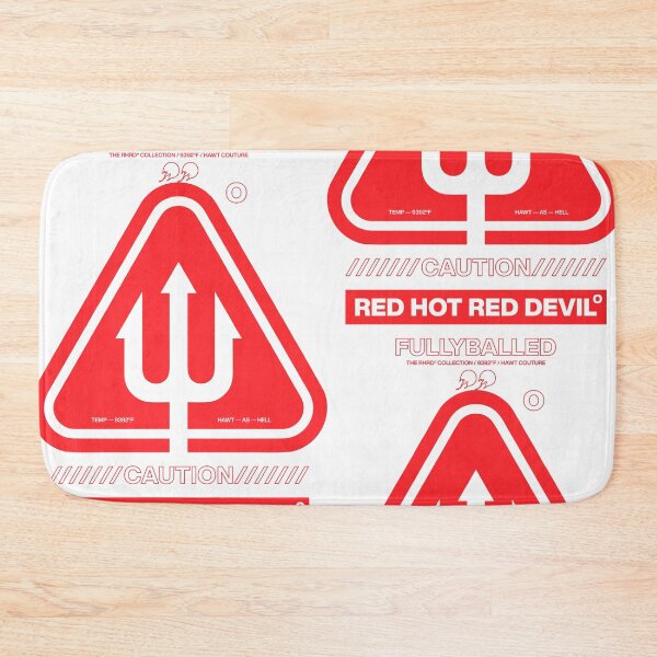 Item preview, CAUTION - RED HOT RED DEVIL   designed and sold by fullyballed.