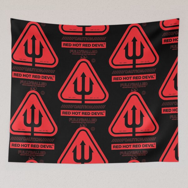 Item preview, CAUTION - RED HOT RED DEVIL   designed and sold by fullyballed.