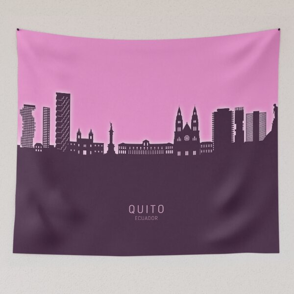 Item preview, Quito Ecuador Skyline designed and sold by ArtPrints.