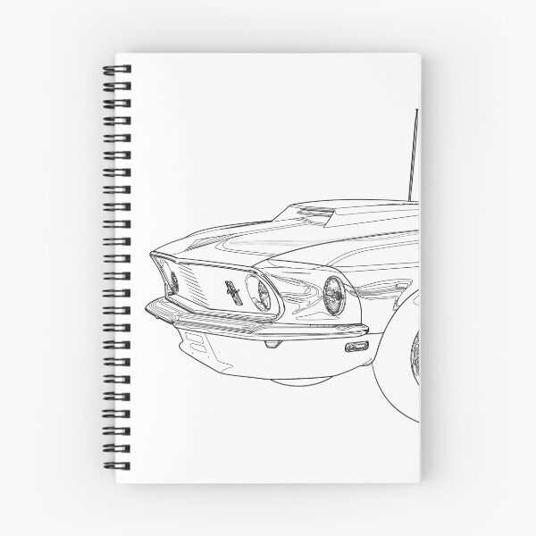 Item preview, Ford Mustang Boss 429 Line designed and sold by Dasignerrr.