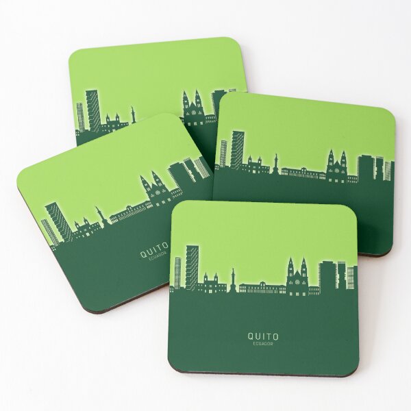 Item preview, Quito Ecuador Skyline designed and sold by ArtPrints.