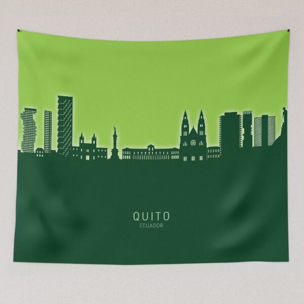 Item preview, Quito Ecuador Skyline designed and sold by ArtPrints.