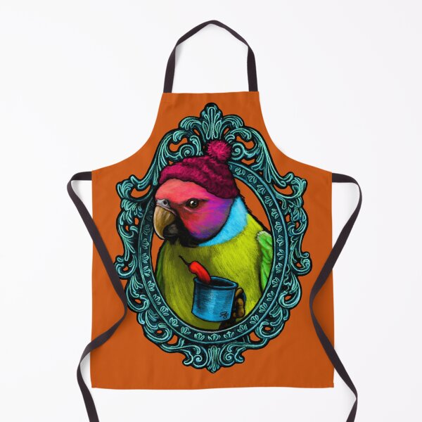 Item preview, Bird Cameo: Plum Headed Parakeet (Thirsty Bird) designed and sold by FreyStrandDraws.