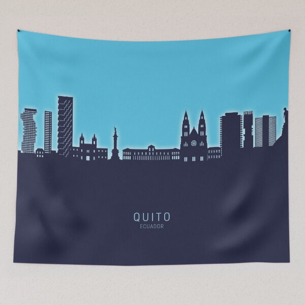 Item preview, Quito Ecuador Skyline designed and sold by ArtPrints.