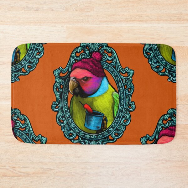 Item preview, Bird Cameo: Plum Headed Parakeet (Thirsty Bird) designed and sold by FreyStrandDraws.