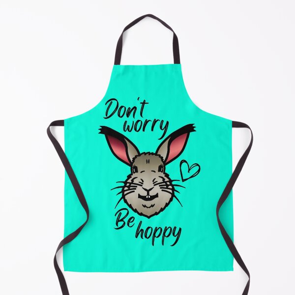 Item preview, Don't worry by HOPPY - A smiling, happy bunny rabbit designed and sold by LadySquiggle.
