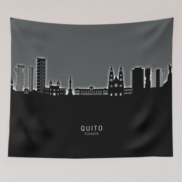 Item preview, Quito Ecuador Skyline designed and sold by ArtPrints.