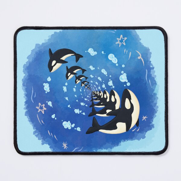Item preview, Life Is Better With Orcas , 3d cartoon designed and sold by Robo-toons.