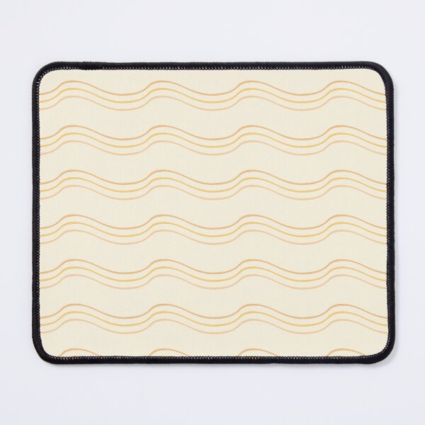 Item preview, Retro 70's wave pattern, pastel oranges and yellow, happy hippy waves designed and sold by sassykea.