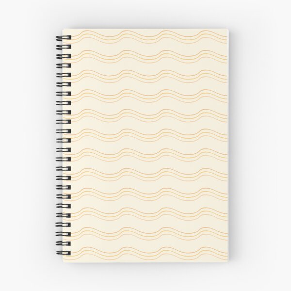 Item preview, Retro 70's wave pattern, pastel oranges and yellow, happy hippy waves designed and sold by sassykea.