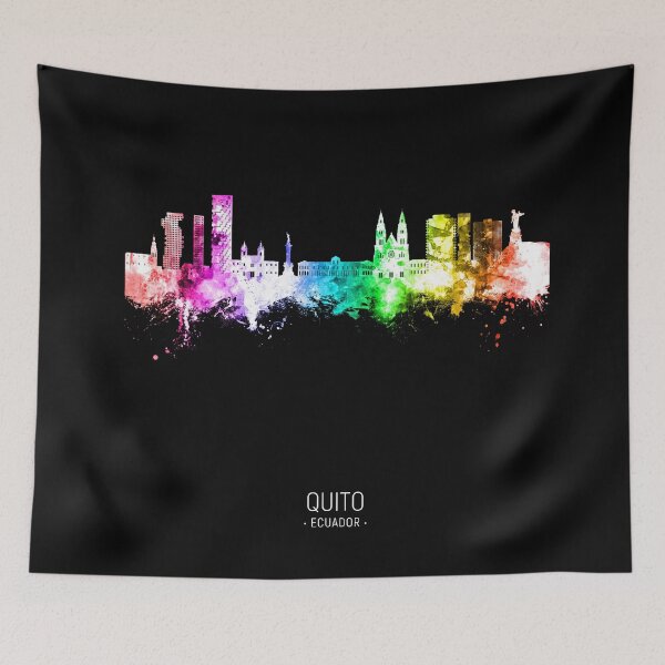 Item preview, Quito Ecuador Skyline designed and sold by ArtPrints.