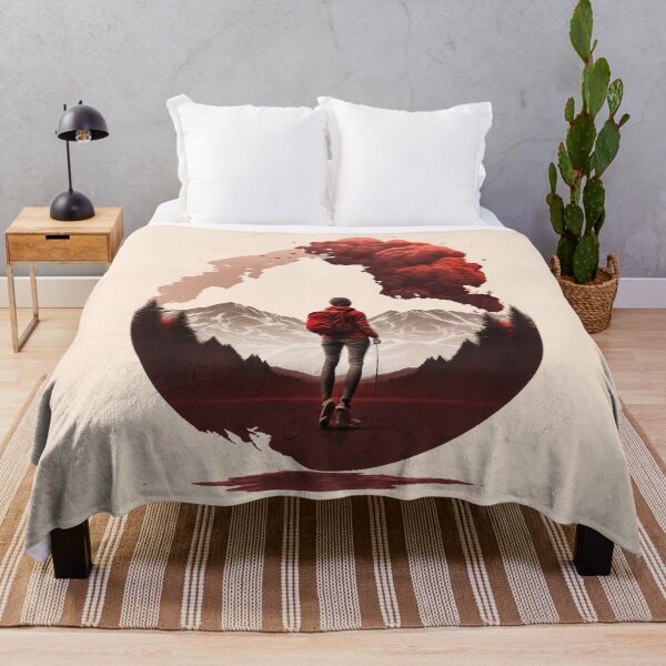 Item preview, Exploring the Mountains with Red Clouds designed and sold by quick-drops.