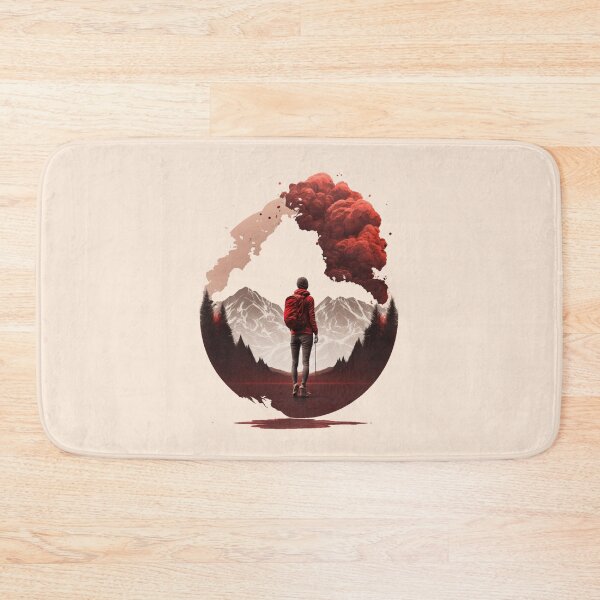 Item preview, Exploring the Mountains with Red Clouds designed and sold by quick-drops.