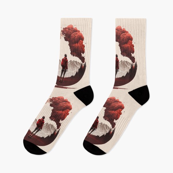 Item preview, Exploring the Mountains with Red Clouds designed and sold by quick-drops.