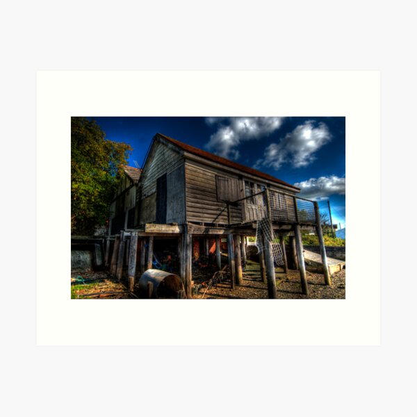 Boatshed Art Print