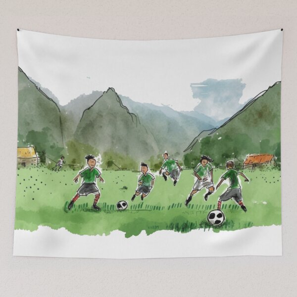 Item preview, Football wattercolor paint designed and sold by doomwalker2010.