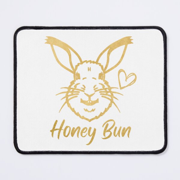 Item preview, Honey Bun - A smiling, happy bunny rabbit designed and sold by LadySquiggle.