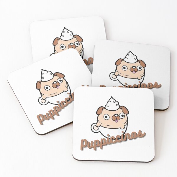 Item preview, Puppuccino -Funny Dogs and Coffee designed and sold by WalkingInNa.
