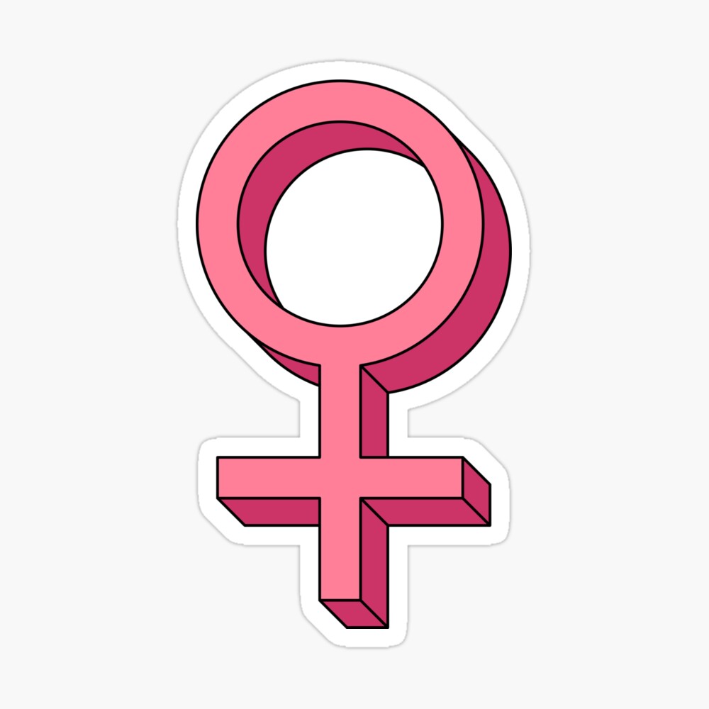 Empowered Women Female Symbol Feminist Print Fight Like A Girl Poster