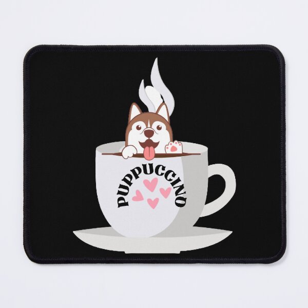 Item preview, Puppuccino-Costa-Stickers designed and sold by WalkingInNa.
