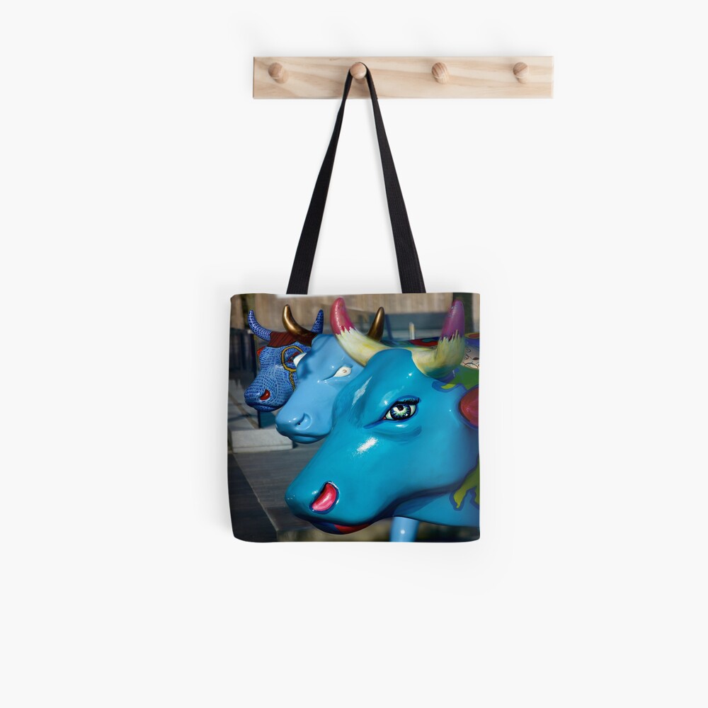 Three Cows on Parade, Ebrington Sq, Derry Tote Bag