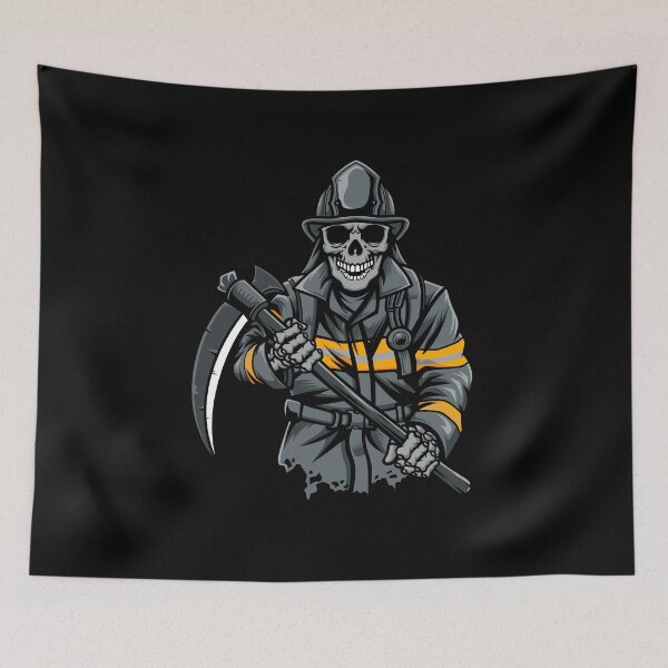 Item preview, Firefighter Skull designed and sold by chomaruddin tri amboko.