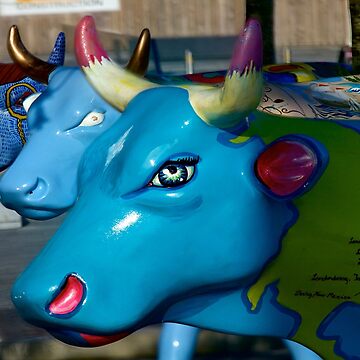 Artwork thumbnail, Three Cows on Parade, Ebrington Sq, Derry by George Row